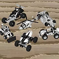 Modern Building Blocks Building Blocks Toy Car 3d model