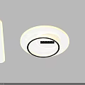 Modern LED Ceiling Lights With Square And Round Shapes Decorative Flush Mount Design 3d model