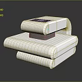 White Electronic Garment Care Appliance With Digital Display And Modern Design