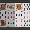 Modern Poker Poker Paper Poker 3d model