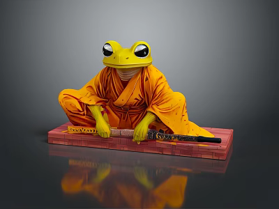Frog Poison Frog Game Frog Reptile Cold Blooded Animal Reptile 3d model