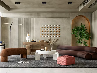 Modern living room 3d model