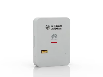 Huawei China Mobile White Wireless Modem Router Home Appliance For Daily Use 3d model