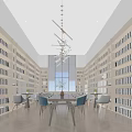 Reading area 3d model