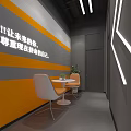 Modern Fitness Studio Interior With Wooden Flooring Gray Walls Ceiling Lights Mirrors And Fitness Balls