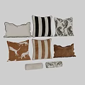 Decorative Throw Pillows With Animal Patterns Striped Designs And Solid Colors