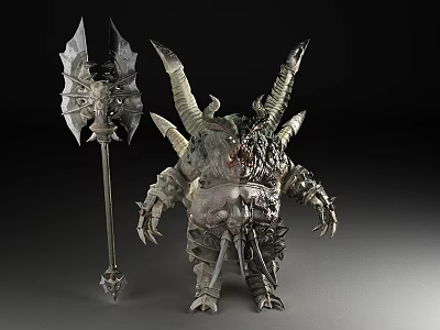 Monster Magic NPC Demon 3d model