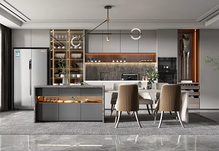 Modern Kitchen 3d model