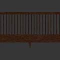 Modern Wooden Bed Frame With Vertical Slat Headboard And Minimalist Design