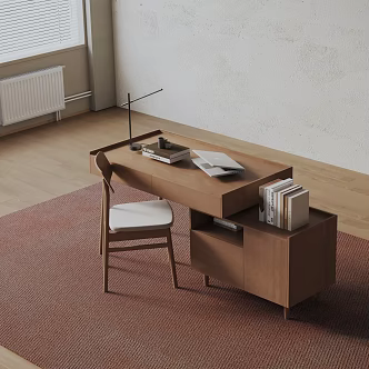 Modern Bookshelf 3d model