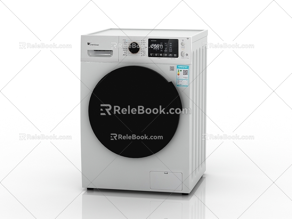 Modern washing machine 3d model