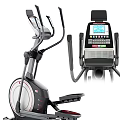Fitness Equipment Elliptical Trainer Machine With Digital Display Panel And Ergonomic Handles