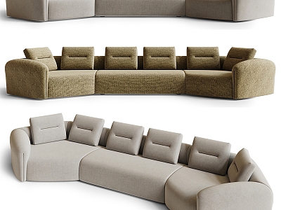 Modern Multiplayer Sofa Collection model