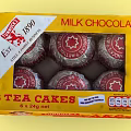 Tunnock's Traditional Milk Chocolate Tea Cakes 6 Pack Yellow Box