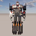 Mechanical Robot Sculpture With Intricate Metal Components And Detailed Artistic Design