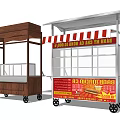 Modern Vans Trolley 3d model