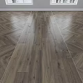 Wooden Floor Planks Construction Featuring Herringbone Straight Patterns And Natural Grain 3d model