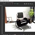 Medical Wheelchair With Ergonomic Design Comfortable Seat And Large Wheels For Indoor Mobility