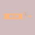Orange Decorative Pendant With White HELLO Lettering And Hanging Cord Detail Design