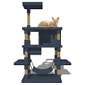 Modern cat climbing frame 3d model