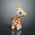 Plush Giraffe Toy As Decorative Accent For Kids Bedroom Furniture