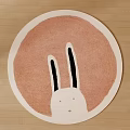 Cute Round Area Rugs with Various Animal Patterns for Kids Room Decor