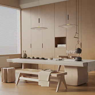 Modern dining table 3d model