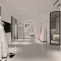 Quiet Wedding Shop 3d model