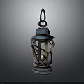 Vintage Metal Decorative Lantern Furniture With Handle And Candle Design