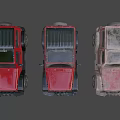 Three Military Weaponized Off Road Vehicles For Army Tactical Operations And Transport