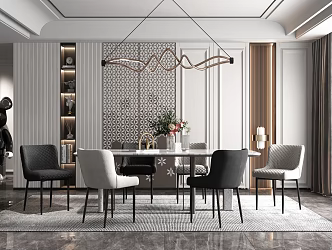 Modern Restaurant 3d model