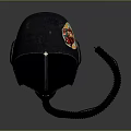 Black Tactical Weapon Helmet With Breathing Hose And Protective Mask