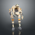 Mech Warrior Mech Soldier Machine Battlearm Mechanical Battlearm Machine Fighter Robot 3d model