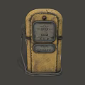 Vintage Yellow Commercial Gas Pump With Classic Display And Retro Design Features