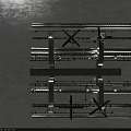 Mechanical Pipeline System Structure With Multiple Layers And Support Frames