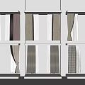 Modern Curtains 3d model