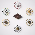 Modern clock wall clock 3d model