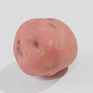 Peach 3d model