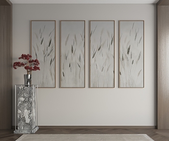 New Chinese Decorative Painting 3d model