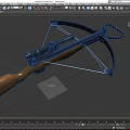 Crossbow Forest Eagle Crossbow Mechanical Crossbow Low Face Number Low Model Simple Model Game Sub-era Film and Television Level Super Realism 3d model