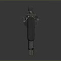 Modern Military Assault Rifle With Tactical Barrel Magazine And Scope Design