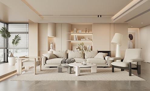 The Silent Living Room 3d model