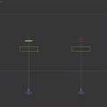 Visual Navigation Guide With Blue Cubes Cloud Shape GO Tag And EYE Home Elements