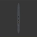 Historical Military Warship Model With Detailed Naval Water Vessel Design And Structure