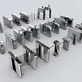 Public Facilities Various Modern Automatic Turnstiles For Access Control Security