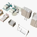 Wooden Children's Beds With Bunk Bed Tent Bed Baby Crib And Mattresses