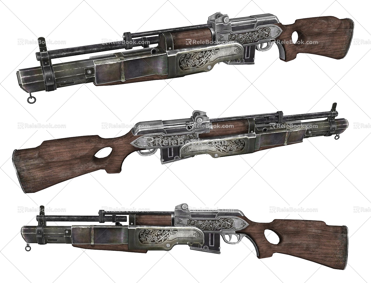 Modern Rifle 3d model