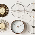 Nordic Clock Watch 3d model