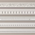 Elegant Gypsum Cornice Molding with Various Decorative Patterns for Interior Decoration