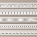 Jane Europe gypsum line ceiling corner line 3d model